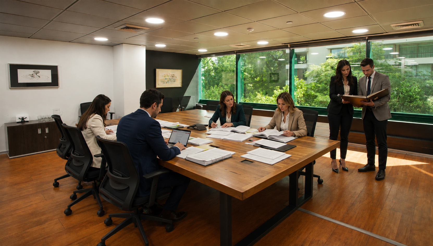 Sala de reuniones QRF Abogados